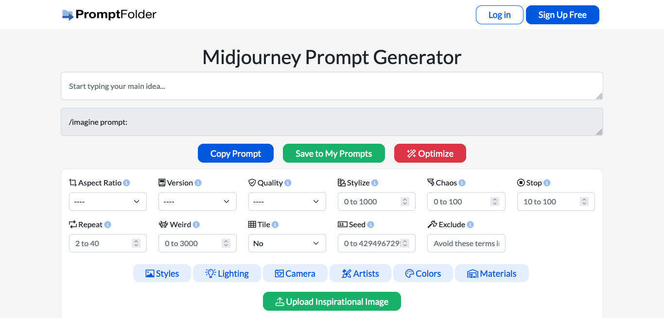 MJ Prompt Tool -曼巴比特