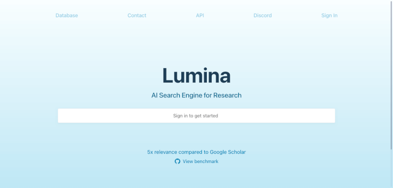 Lumina-免费学术搜索AI神器