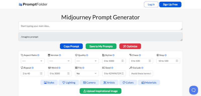 MJ Prompt Tool -曼巴比特